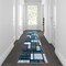 Flash Furniture Turquoise 2' x 11' Color Blocked Indoor Area Rug OKR-RG1110-211-TQ-GG - alternate 1